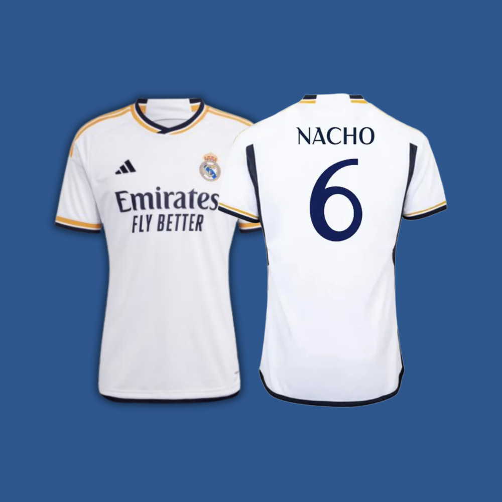 تيشيرت ريال مدريد اساسي (NACHO. 6) 23/24 - نسخة لاعبين