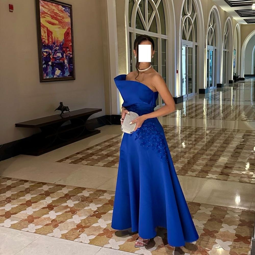 فستان ازرق انيق