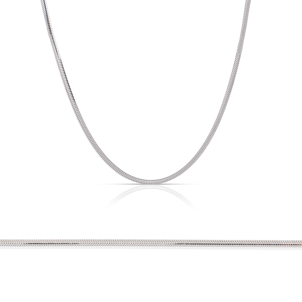 سلسلة فضة مبرومة