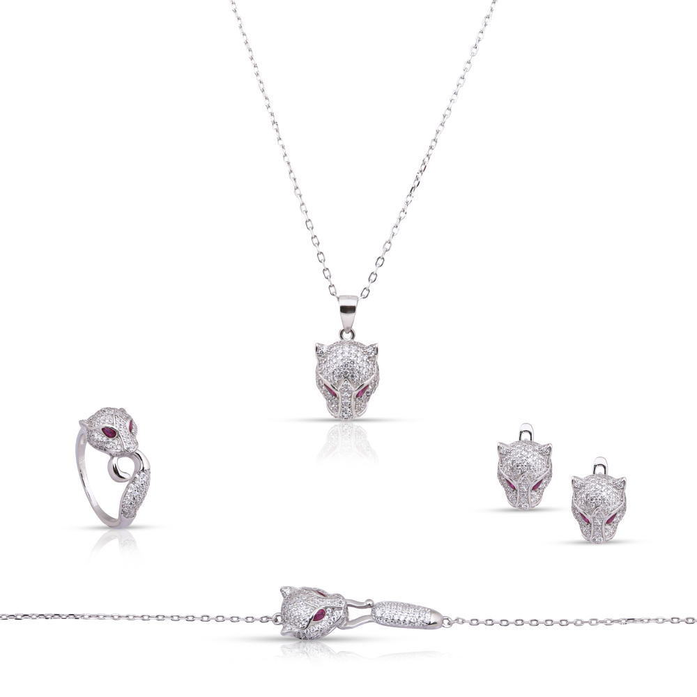 طقم فضة تايجر