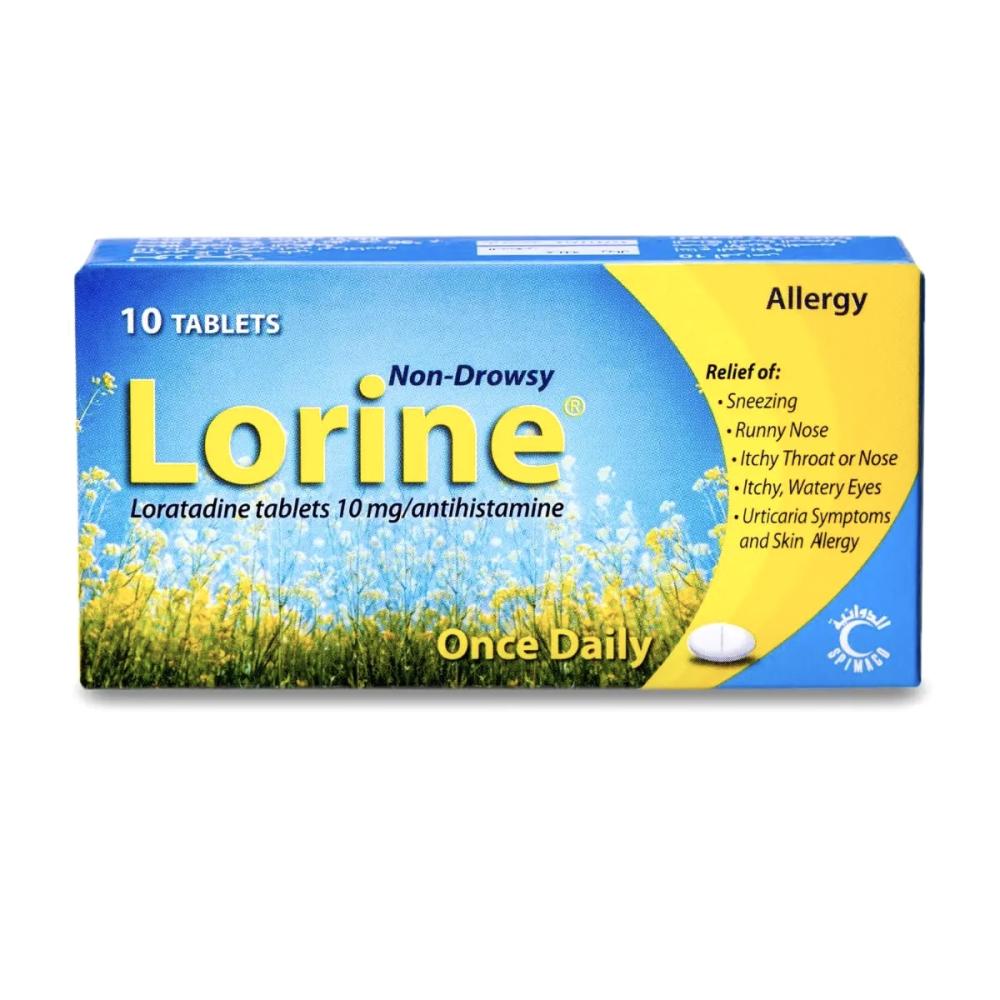 لورين 10 مجم 10 قرص -  Lorine 10mg Tablet 10