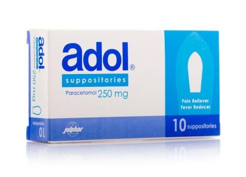 Adol 250mg Suppository 10