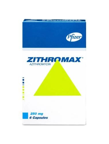 زيثروماكس 250 مجم 6 كبسولات - Zithromax 250mg Caps...