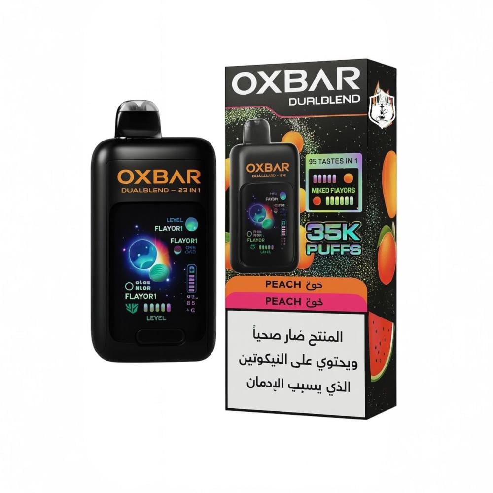 سحبة نكهة خوخ من OXBAR Dual Blend متجر القلعة فيب