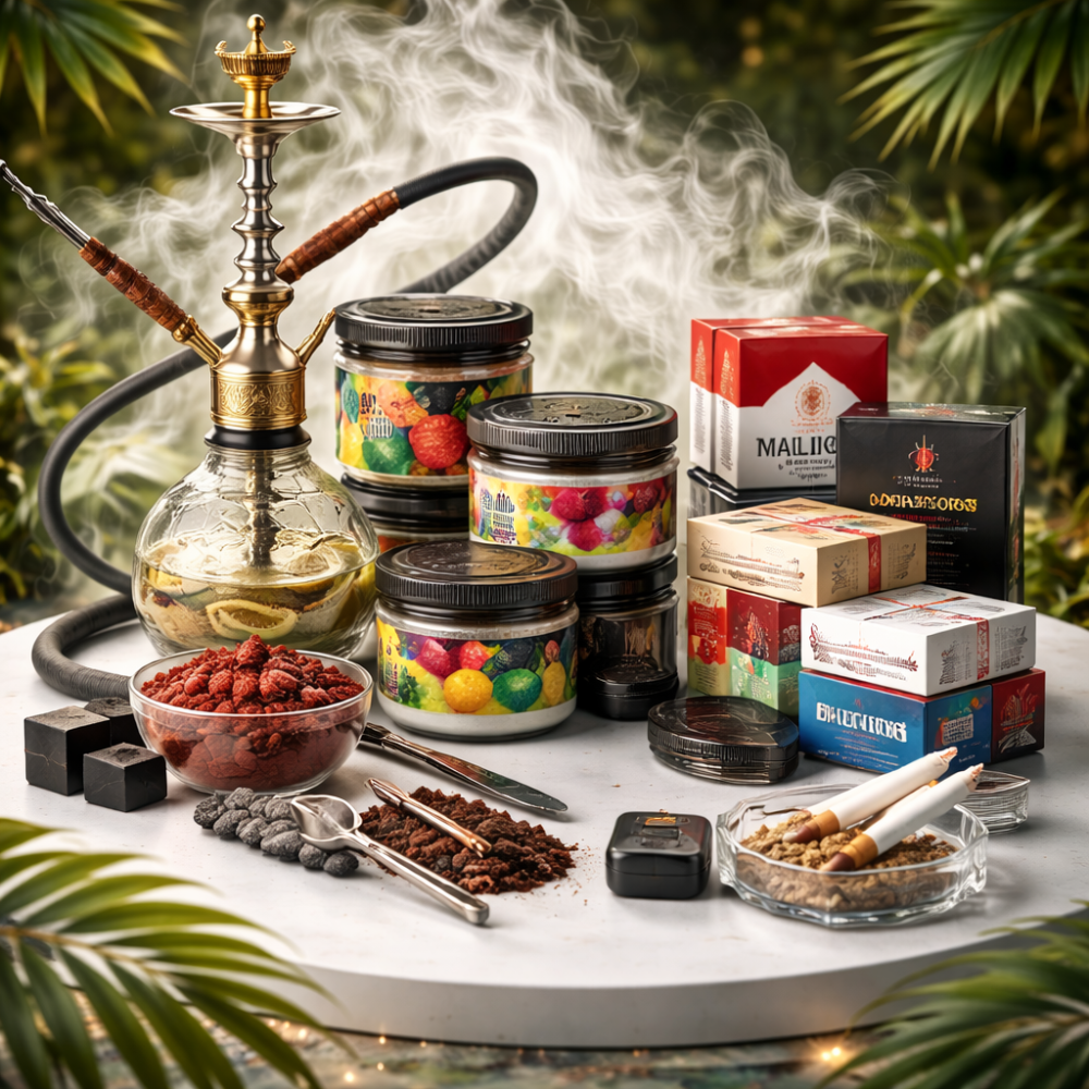 كل ما يحتاجه المدخن في مكان واحد