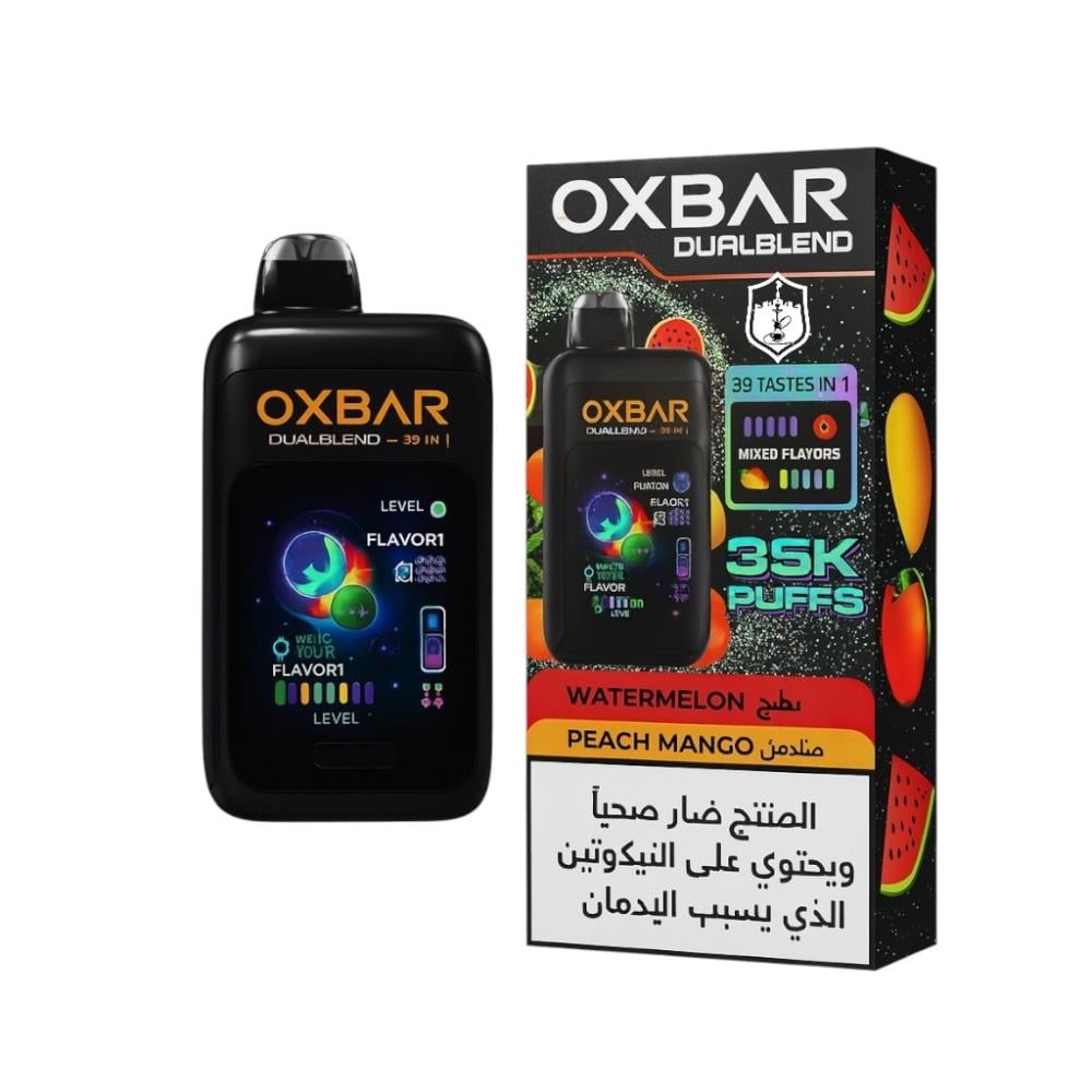 سحبة نكهة سانانا وخوخ من OXBAR Dual Blend متجر القلعة فيب