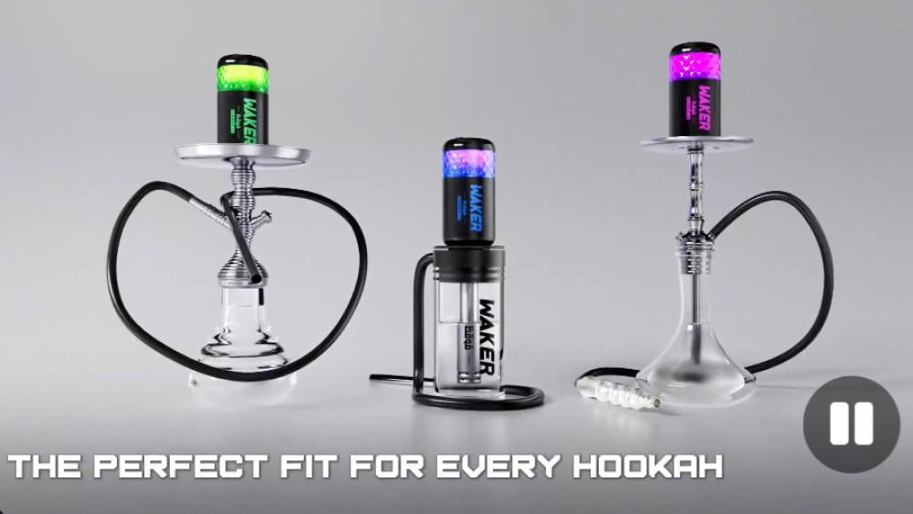 صورة رأس شيشة وايكر WAKER SHISHA5000 نكهة تفاحتين من متجر القلعة فيب