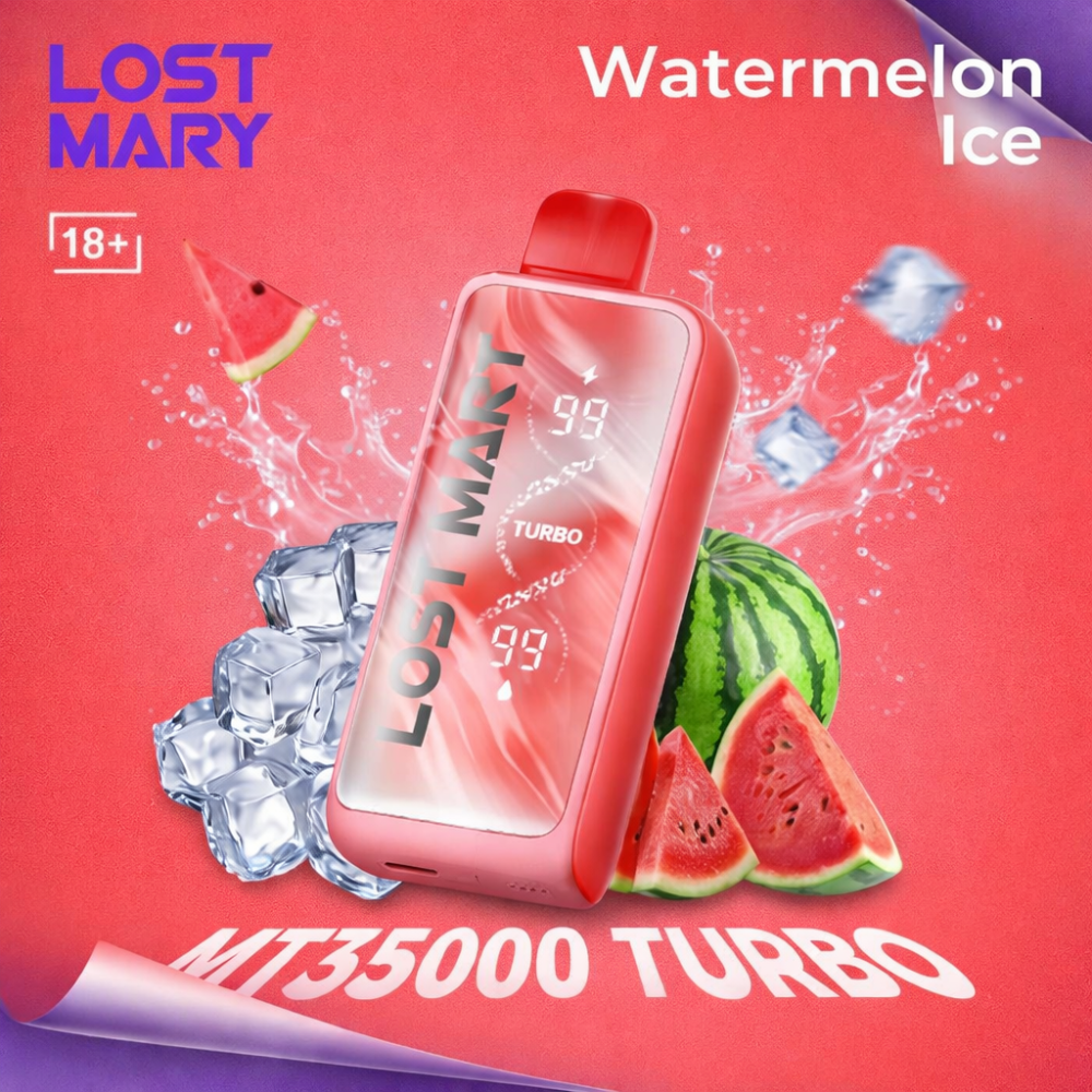 lost mary watermelon ice vape MT35000 Turbo 5% Nicotine (5mg/mL) Pod Type:3