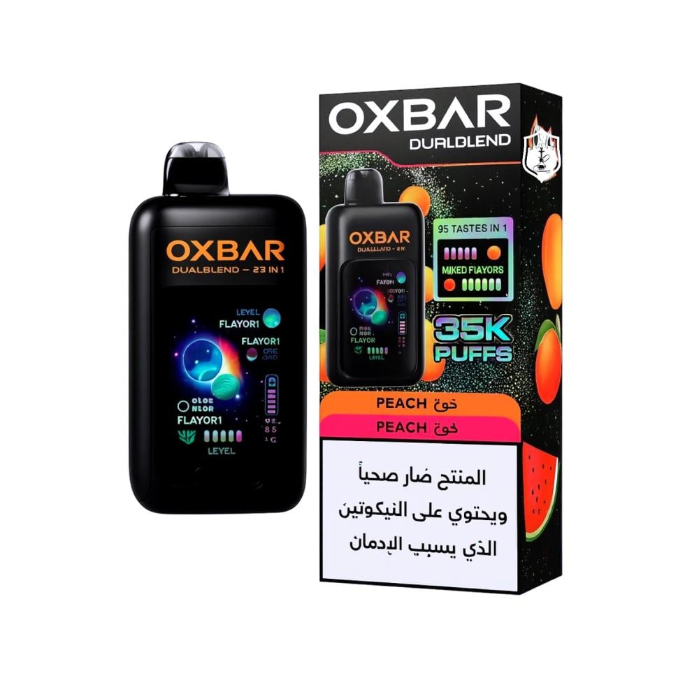 سحبة نكهة فاكهة العاطفة وجوافة من OXBAR Dual Blend متجر القلعة فيب