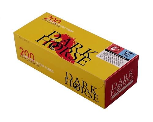 Dark Horse Empty Cigarette Tubes, King Size, 200 Pieces