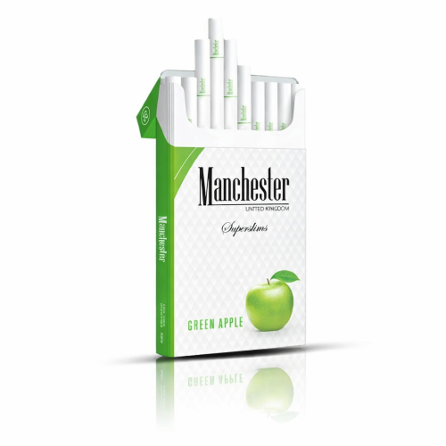 green apple cigarettes Manchester Superslims flavored STIG Crisp Apple Ready-to-Use Cigarette