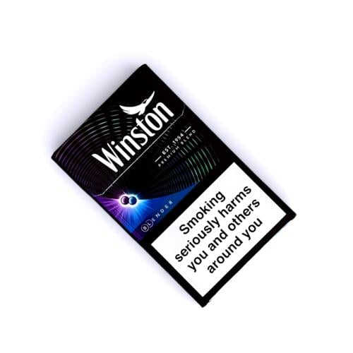 purple winston cigarettes "Winston Compact Beat" WINSTON LOCAL