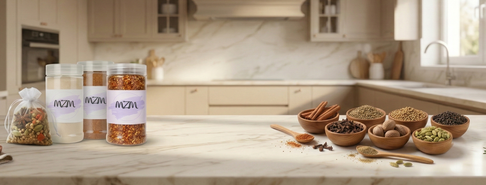 مكونات السبع بهارات وأسرار النكهة الأصيلة مع متجر MZM Kitchen