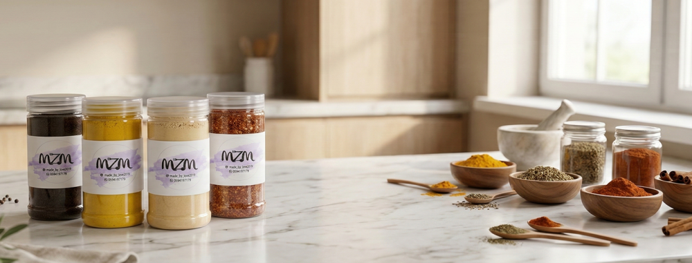 ما هي التوابل الأساسية في المطبخ ودورها في إبراز نكهة أطباقك مع MZM Kitchen