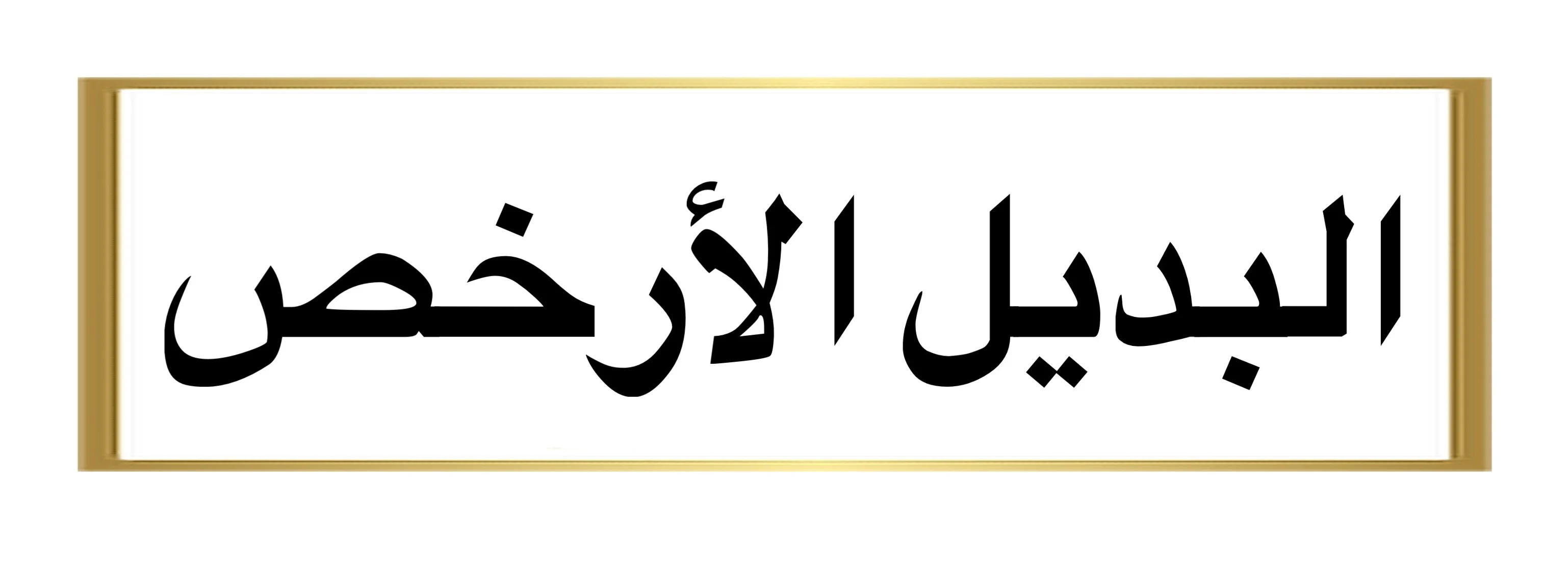 البديل الأرخص