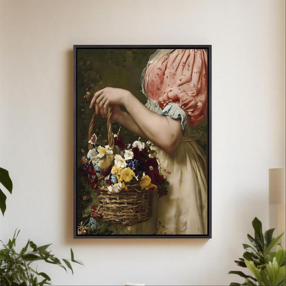 لوحات  فنية تجريدي بنات