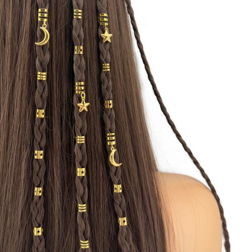 44 قطعة من مجوهرات Loc المعدنية المركبة على شكل نج...