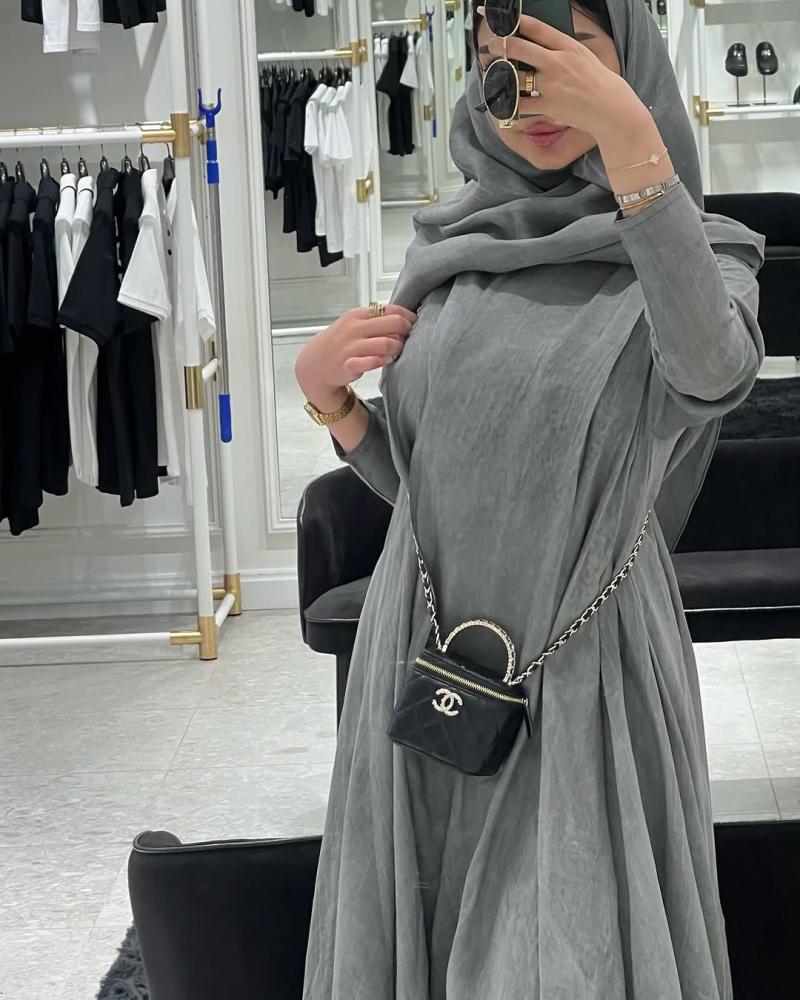 Practical and elegant summer abaya - Reem Store