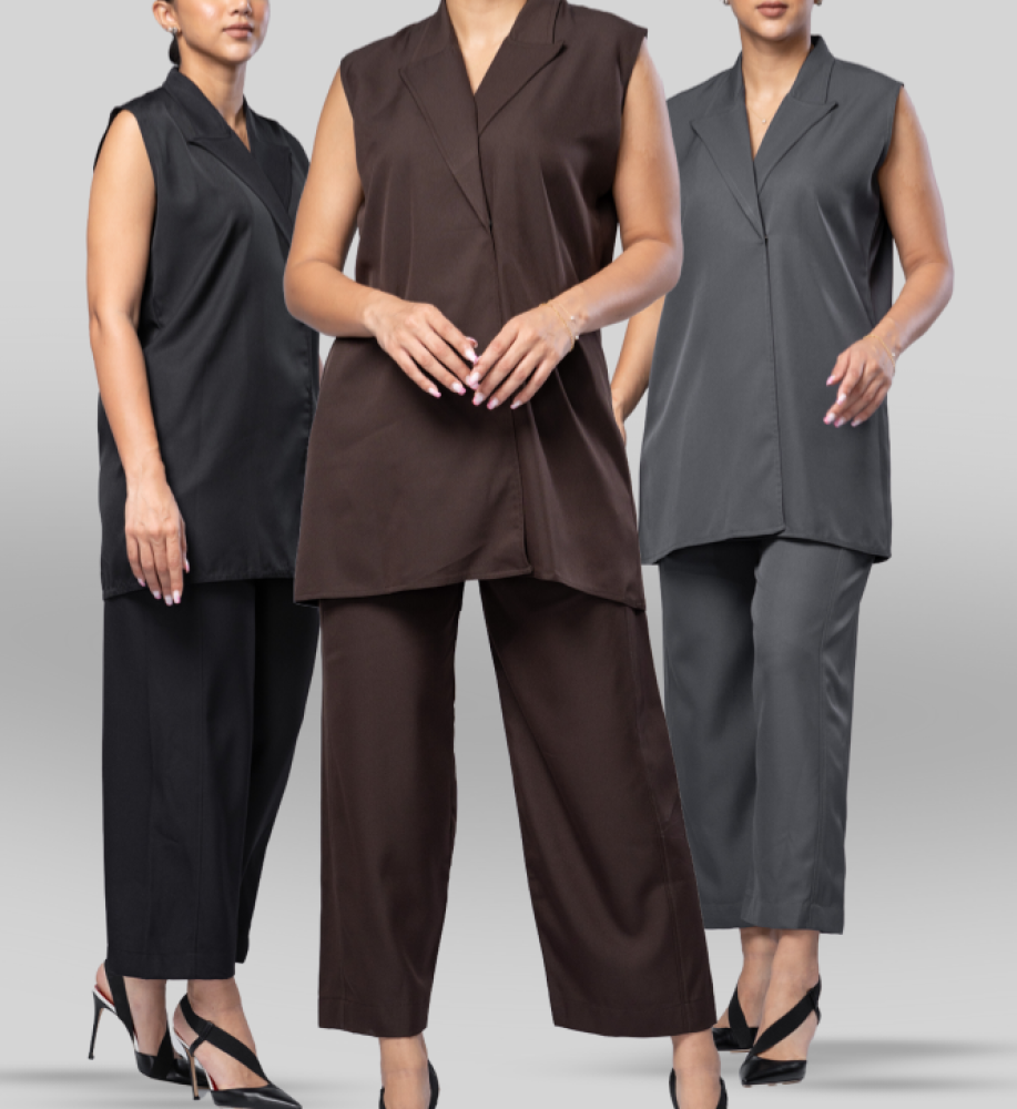 طقم قطعتين تحت العباية