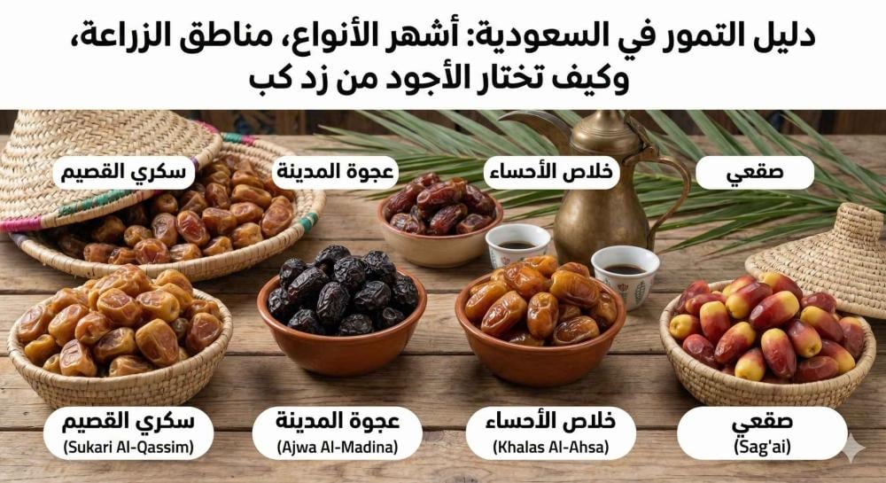 موسوعة التمور السعودية الشاملة: التاريخ، الأنواع، الخصائص، ودليل الشراء من زد كب