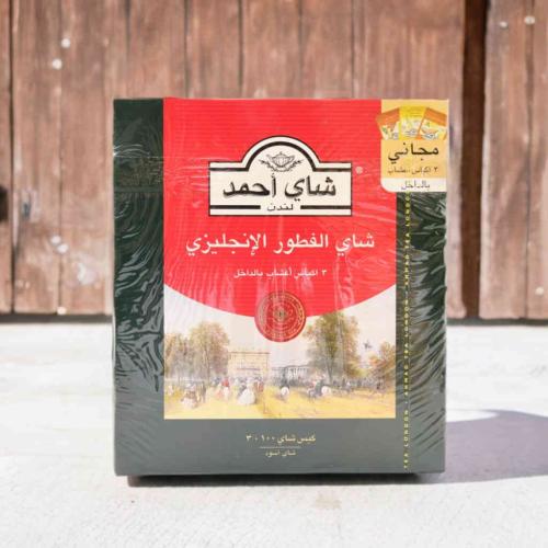 شاي احمد الفطور الانجليزي احمر علاقي 100 خيط