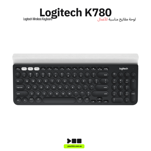 لوجيتك K780 لوحة مفاتيح لاسلكية 920-010072 ،رمادي