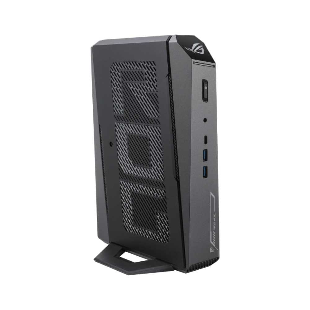 كمبيوتر ألعاب صغير ASUS ROG NUC (2025)، معالج Intel Core Ultra 9 275HX، ذاكرة وصول عشوائي (RAM) سعة 32 جيجابايت (2x16)، قرص SSD سعة 1 تيرابايت، معالج رسومات GeForce RTX 5070 Ti، نظام تشغيل ويندوز 11 هوم، أسود| 90AS00I1-M000D0
