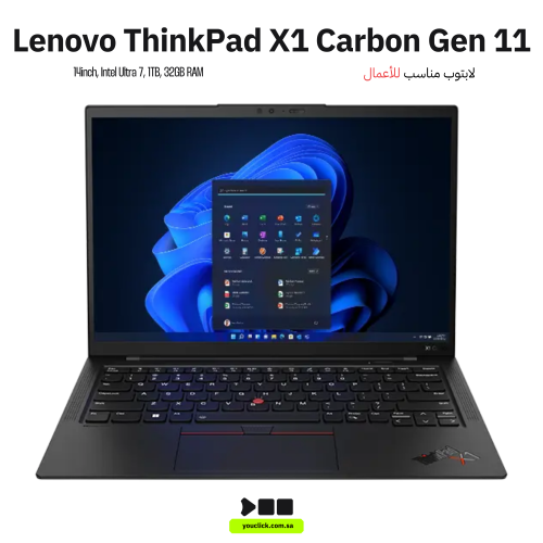 لابتوب لينوفو ثينك باد X1 Carbon 21KC0011AD, كور ا...