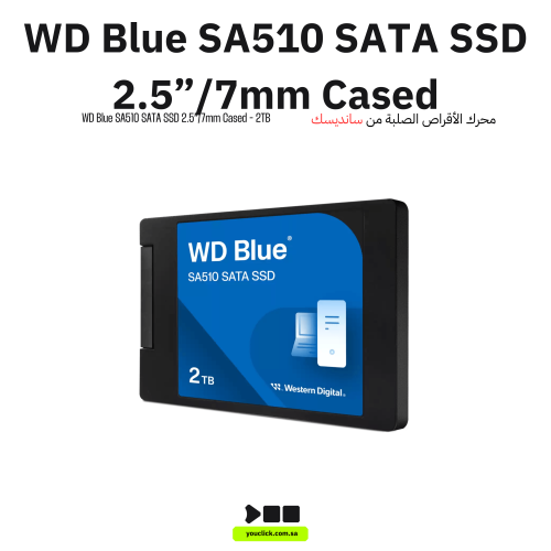 WD Blue SA510 2TB SATA SSD 未開封 WD Blue SA510 2TB SATA 6Gb/s 2.5