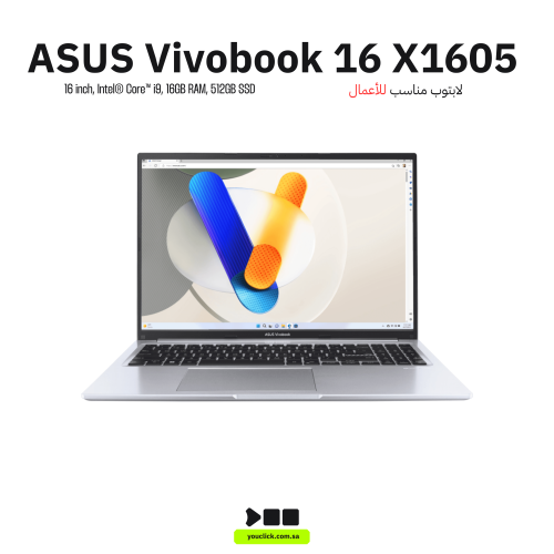 لاب توب اسوس فيفوبوك X1605VA المعالج انتل كور آي 9...