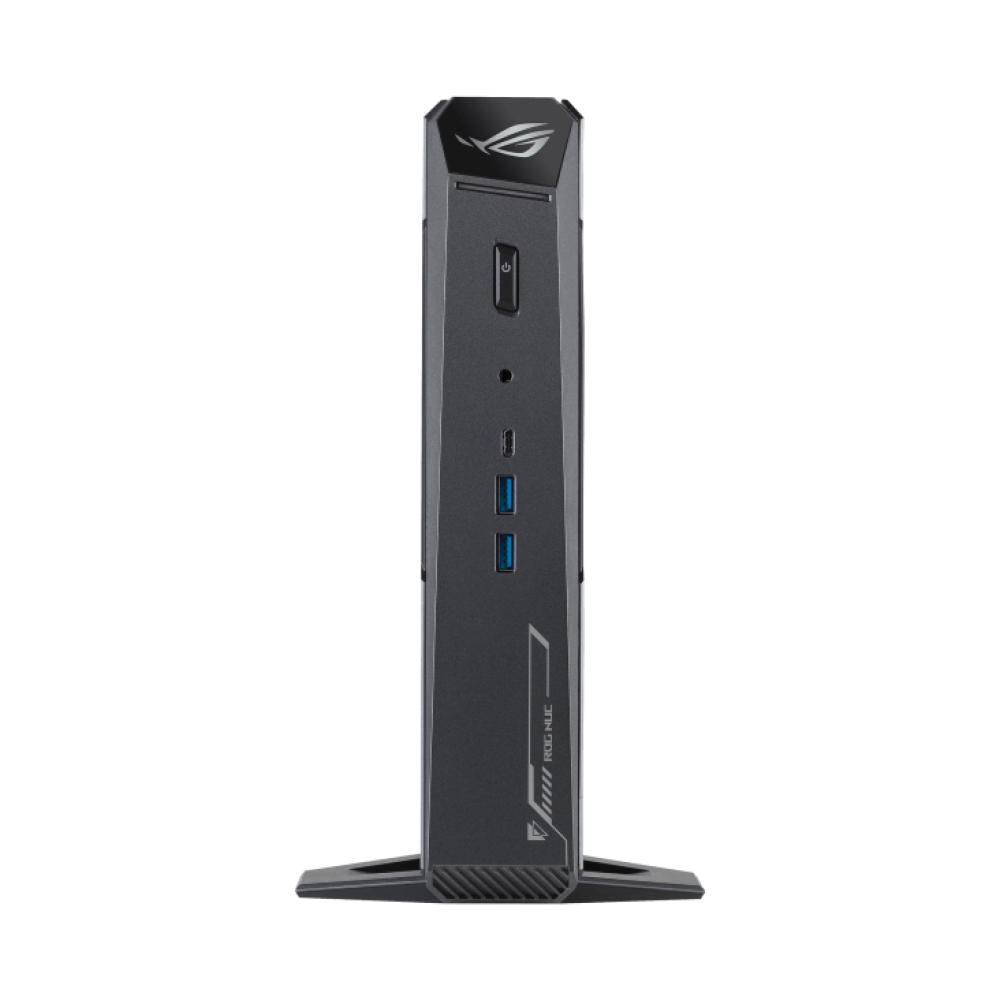 كمبيوتر ألعاب صغير ASUS ROG NUC (2025)، معالج Intel Core Ultra 9 275HX، ذاكرة وصول عشوائي (RAM) سعة 32 جيجابايت (2x16)، قرص SSD سعة 1 تيرابايت، معالج رسومات GeForce RTX 5070 Ti، نظام تشغيل ويندوز 11 هوم، أسود| 90AS00I1-M000D0