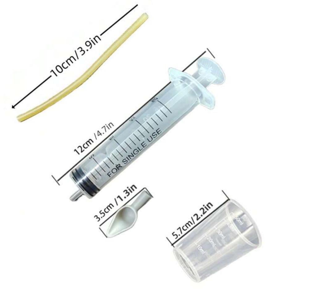 4 Pcs Bird Feeding Syringe Parrot Scale Feeder