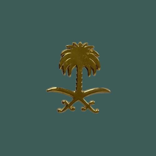 ستيكرز سيفين و نخله ذهبي " حديد "