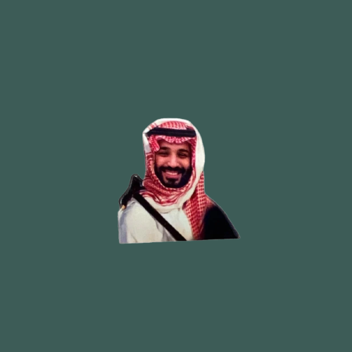 ستيكرز محمد بن سلمان " حديد "