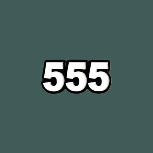 ستيكرز رمز قبيلة شمر 555 " حديد "