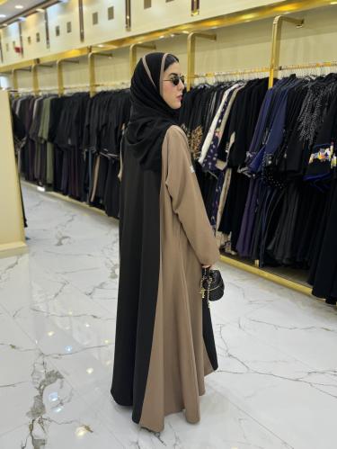 عباية قماش كتان
