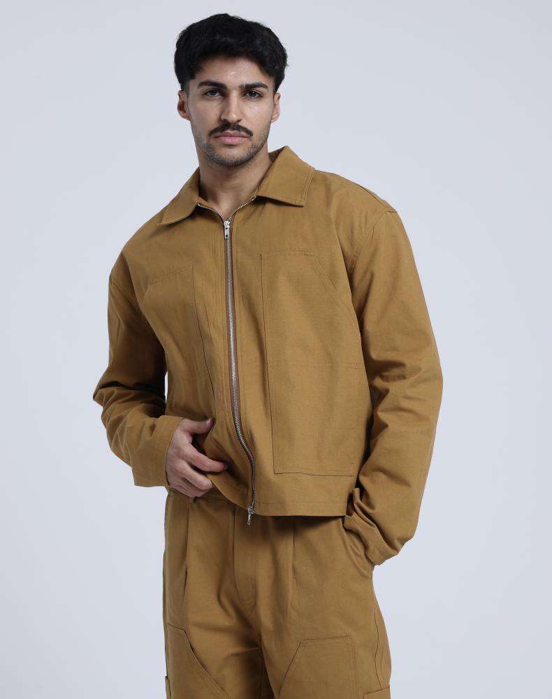 بنطال بسحاب  - كموني