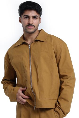 Light Brown Cargo Jacket