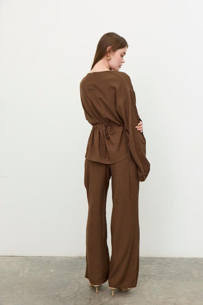 T-SHIRT ONLY ( SINGLE PIECE ) - BROWN