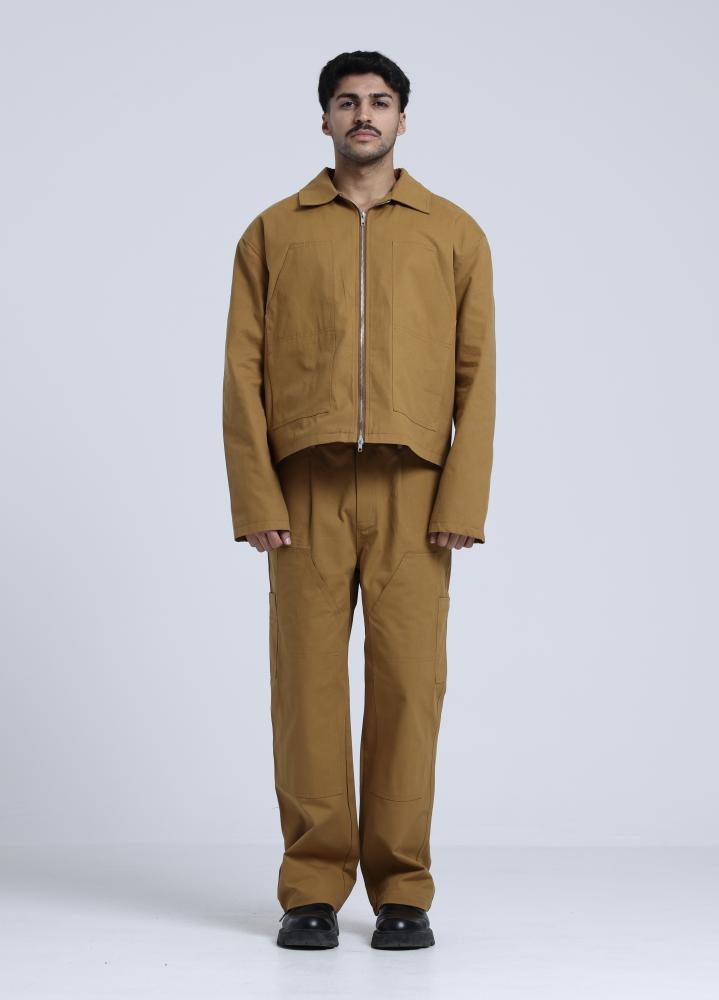 بنطال بسحاب  - كموني