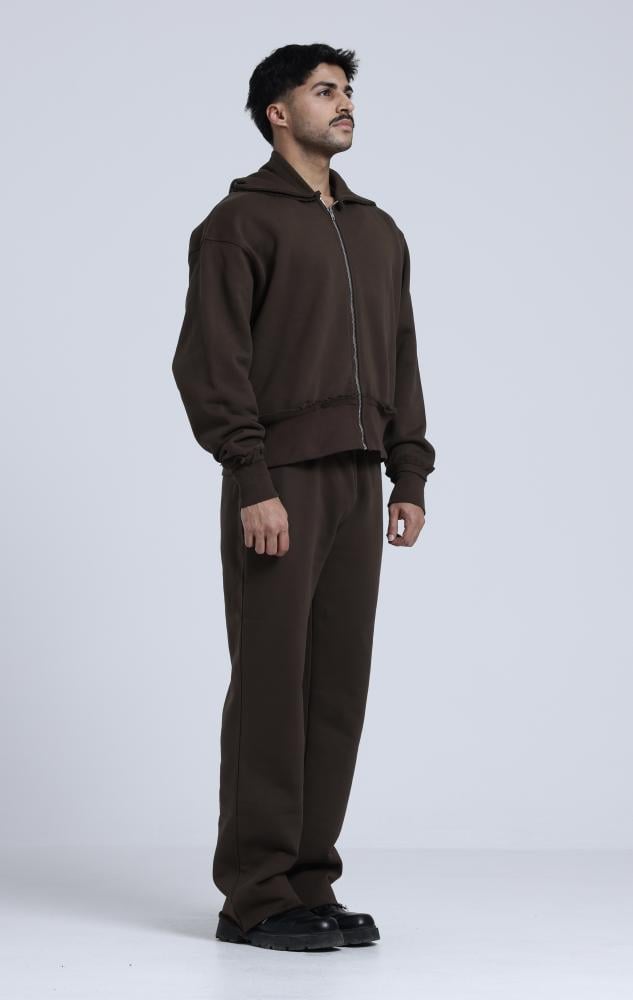 جاكيت واسع للجنسين - بني