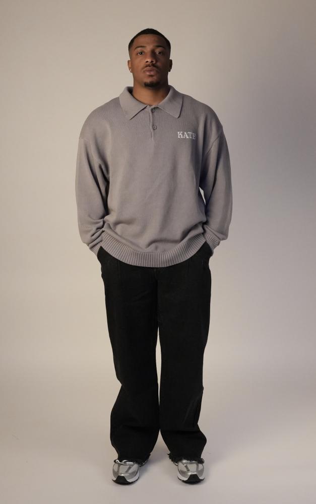 سويت شيرت رمادي قطني ناعم وعصري للرجال والنساء