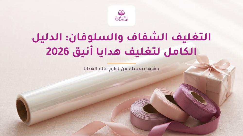 التغليف الشفاف والسلوفان: الدليل الكامل لتغليف هدايا أنيق 2026