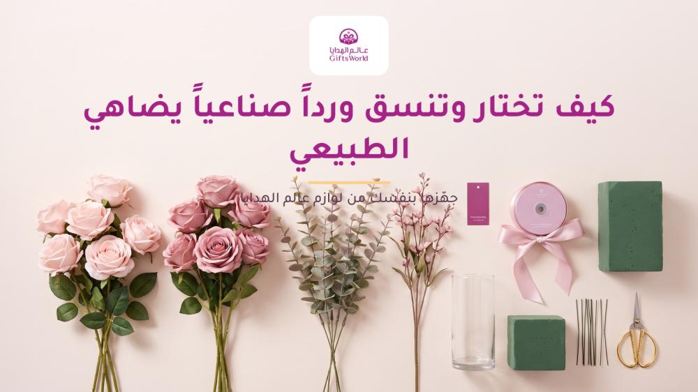 كيف تختار وتنسق ورداً صناعياً يضاهي الطبيعي