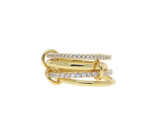 Gold stacked ring (size 7)