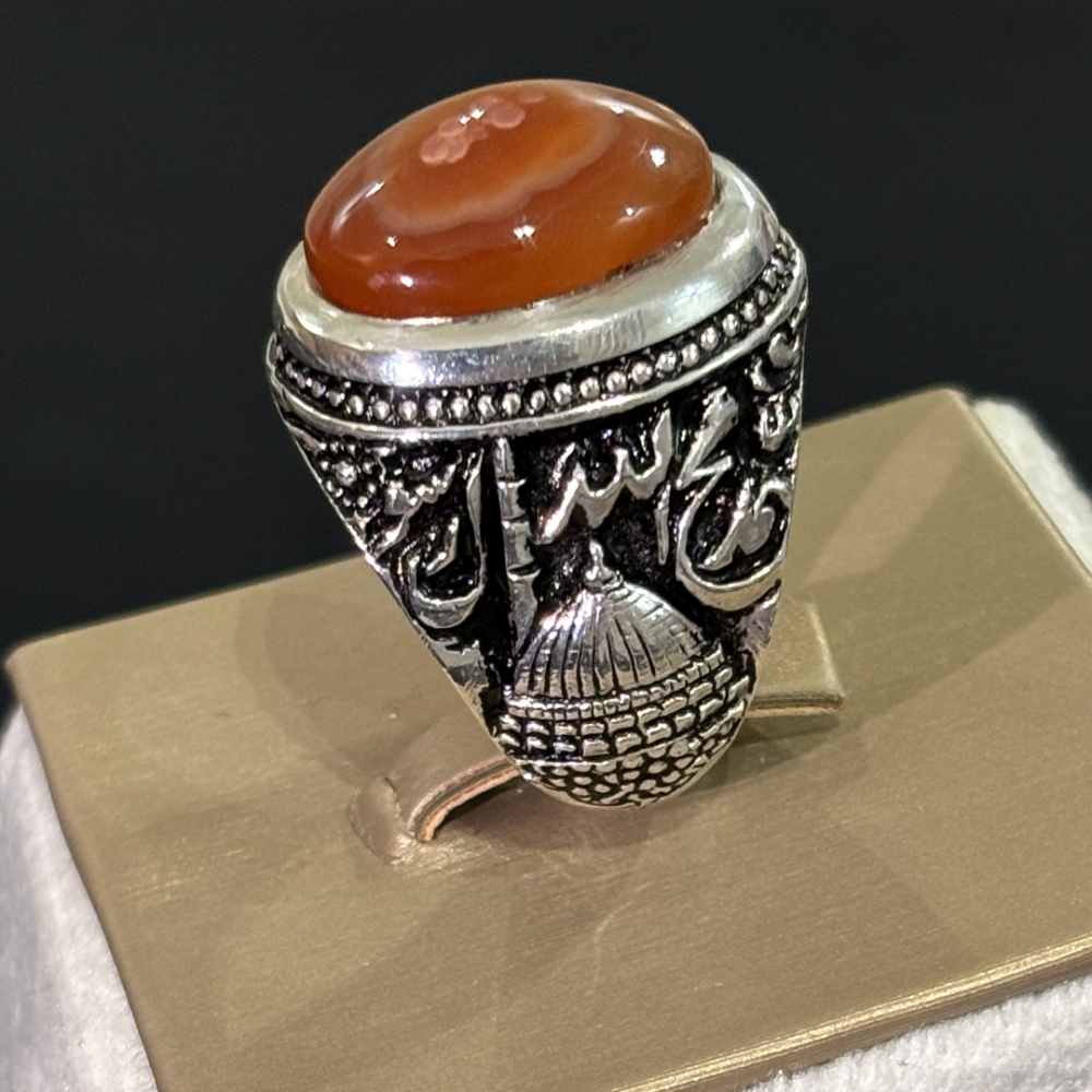 خاتم رجالي فضة