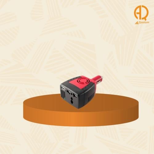 شاحن سيارة +منفذ شاحن منزلي 150 w