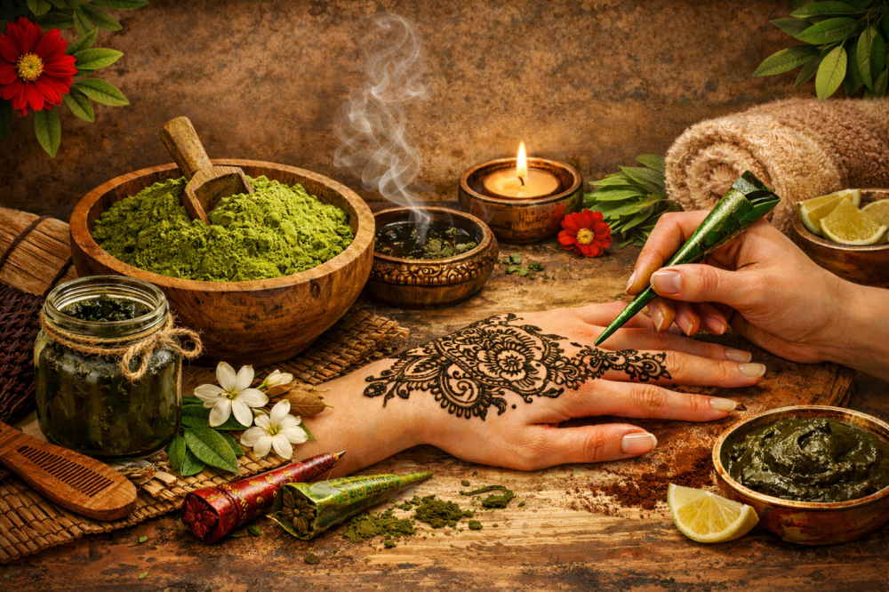 كيفية تحضير الحنة بطريقة صحيحة للحصول على أفضل النتائج للشعر والبشرة