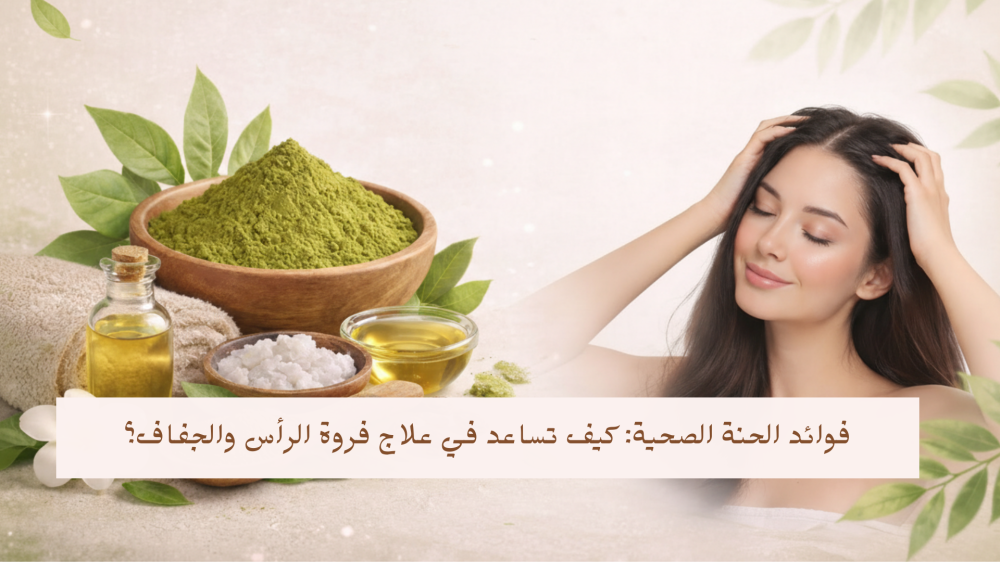 فوائد الحنة الصحية: كيف تساعد في علاج فروة الرأس والجفاف؟