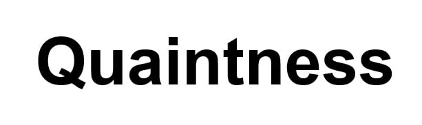 كويتنس Quaintness